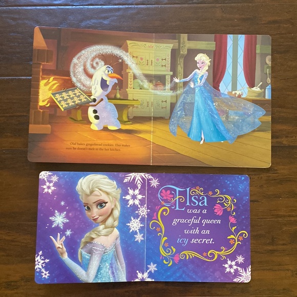 Disney Frozen 3 Book Bundle | Elsa & Anna Fact Book & 2 Kids Story Board Books - Picture 9 of 10